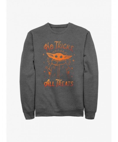 Star Wars The Mandalorian The Child All Treats Sweatshirt $12.99 Sweatshirts