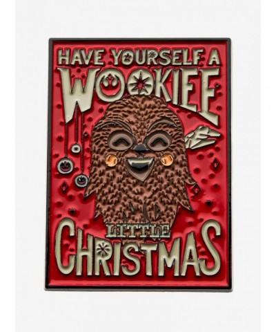 Star Wars Have Yourself A Wookie Little Christmas Pin $7.34 Pins